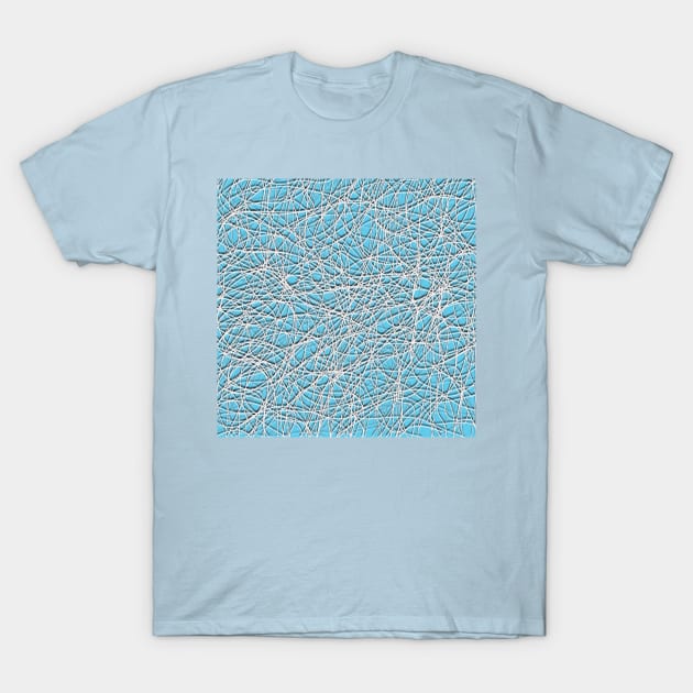 Blue abstract background T-Shirt by Mimie20